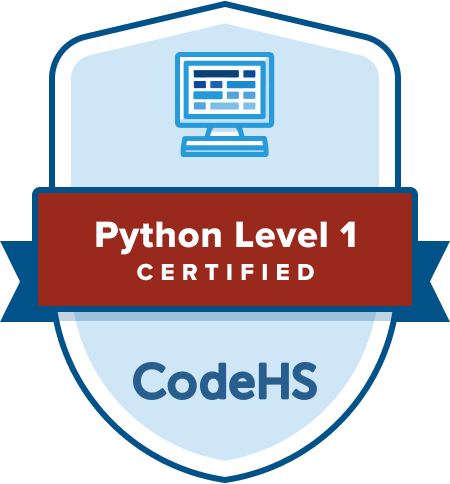 Python Level 1 Certification Badge