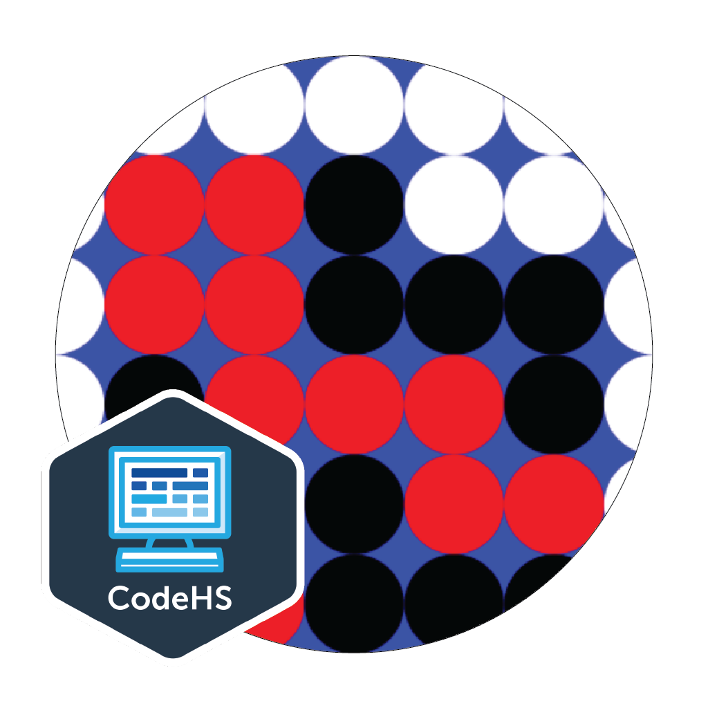 Codehs. CODEHS 2.4.4. CODEHS 2.4.5 Row of circles. Connect four js.